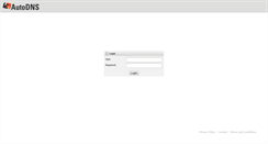 Desktop Screenshot of demo.autodns.com